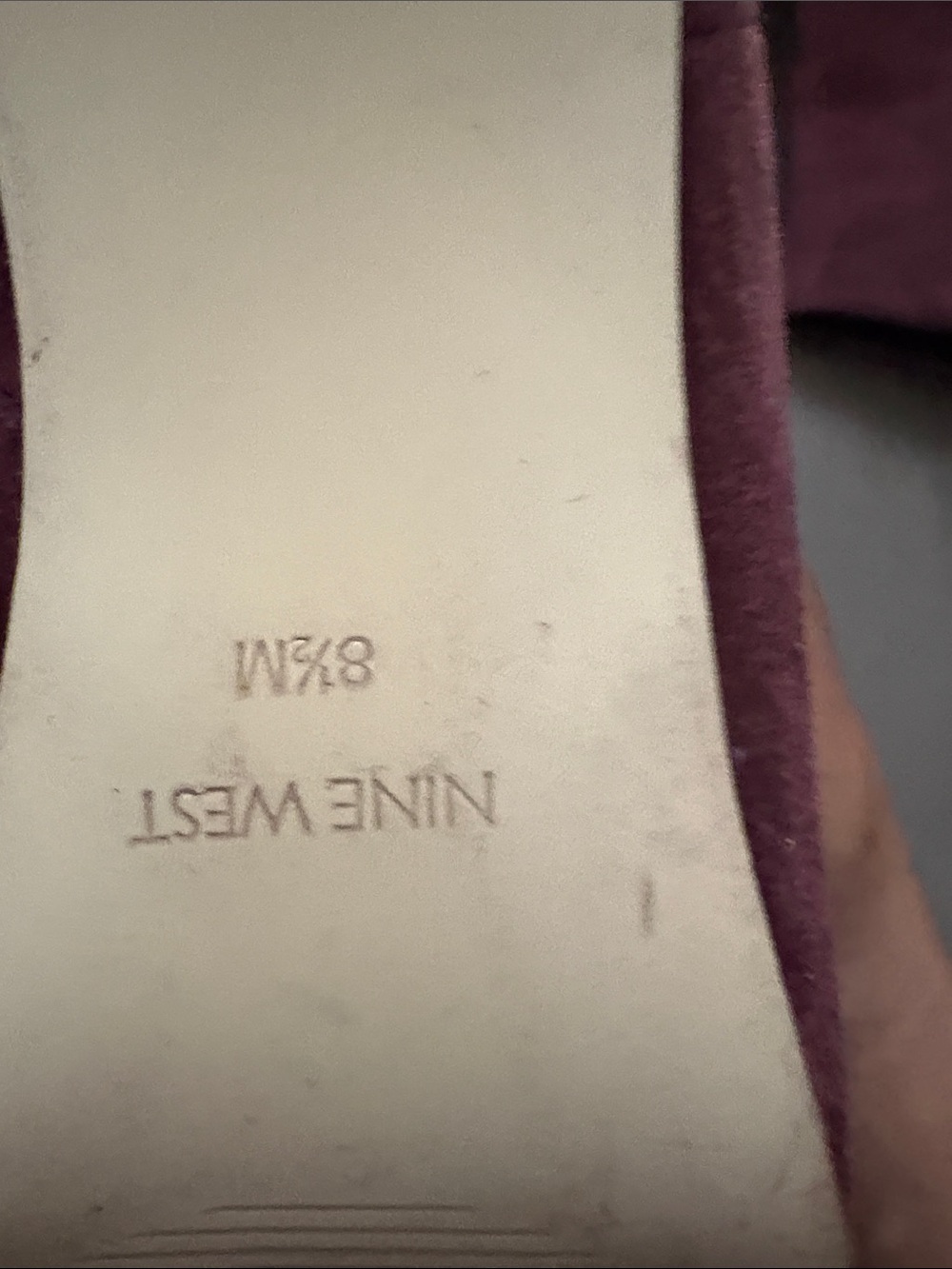 Nine West Wine Suede Pointed Toe Ankle Booties - Picture 3 of 3